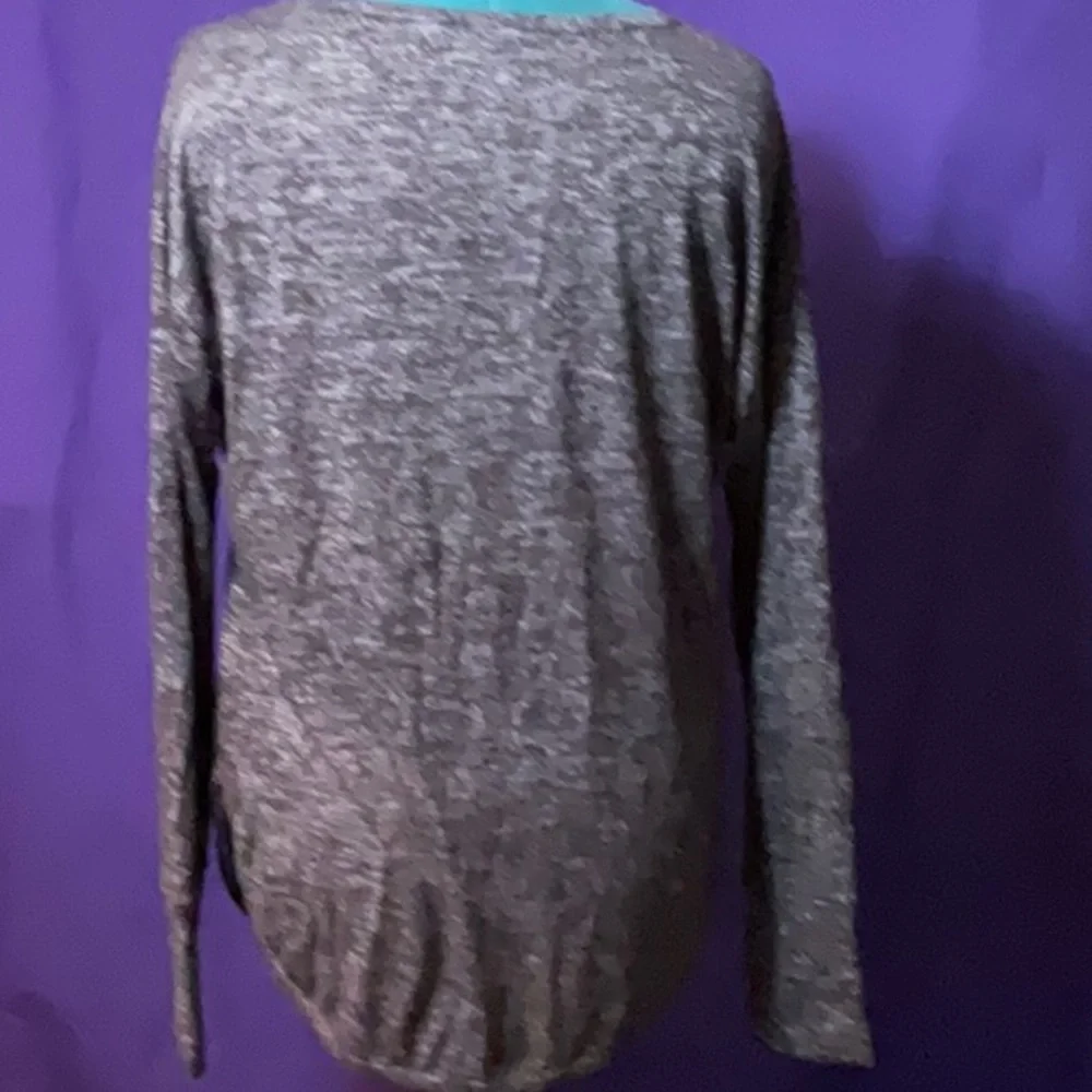 Member’s Mark ladies soft heather crew neck top, size XL - Picture 3 of 6